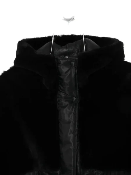 Geacă parka Blancha cu glugă negru