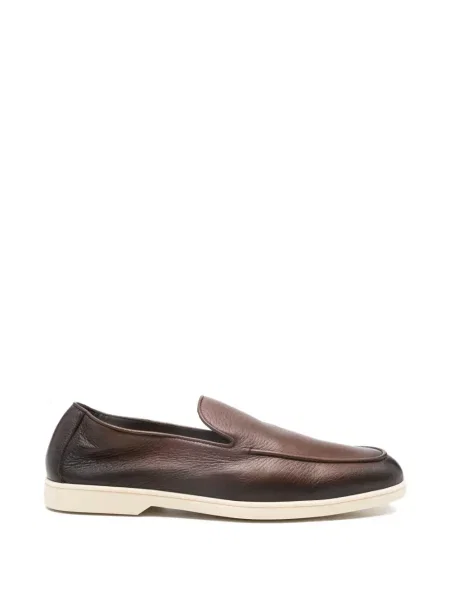 Pantofi loafer Doucal's din piele maro