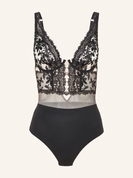 Simone Pérèle Body S Kosticemi Fantasme černá