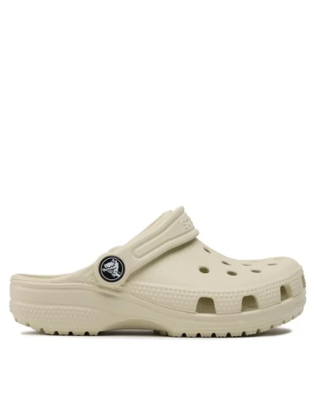 Чехли Crocs бежово