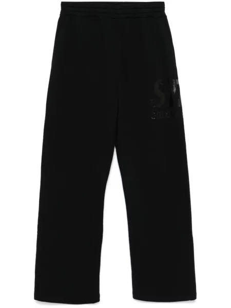 Pantaloni de trening Golden Goose cu imagine negru