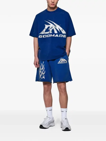 Pantaloni scurți Godmade albastru