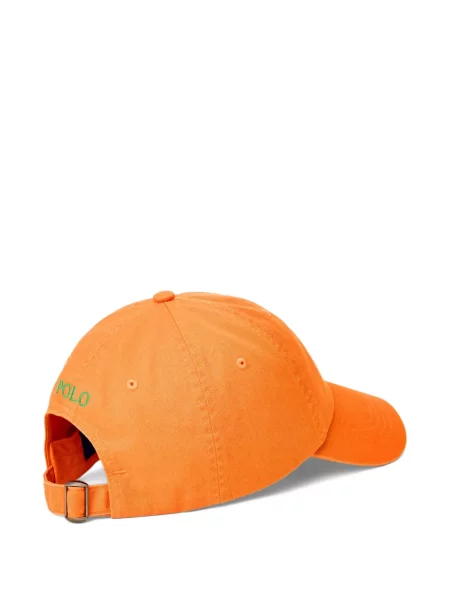 Ριγέ polo Polo Ralph Lauren με κουκούλα με αυτόγραφο λευκό