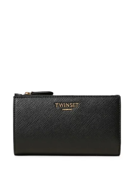 Portofel Twinset cu autograf negru