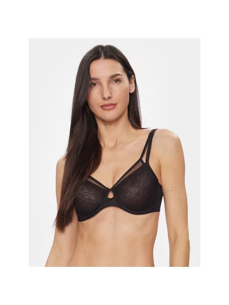 Triumph Nedrček s kostjo Triumph Signature Sheer EX črna