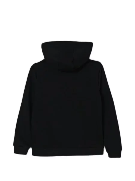Bluza z kapturem dziecięca Lacoste czarna