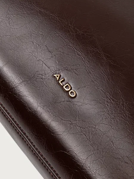Кожаная сумка шоппер Aldo