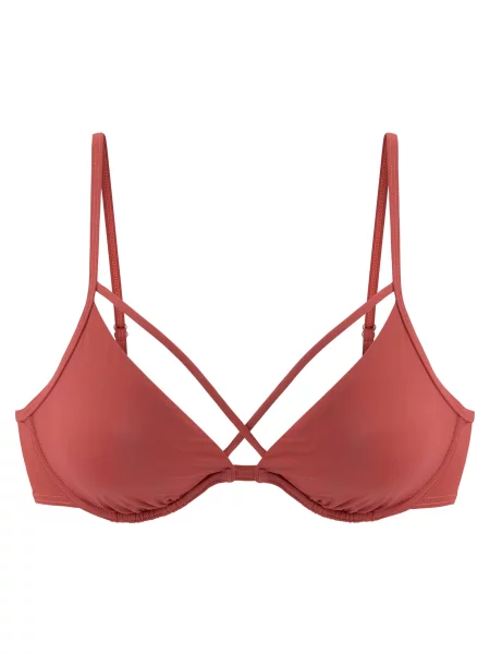 LASCANA Bikini zgornji del rjasto rdeča