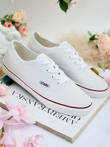 Sneakerși Resti alb
