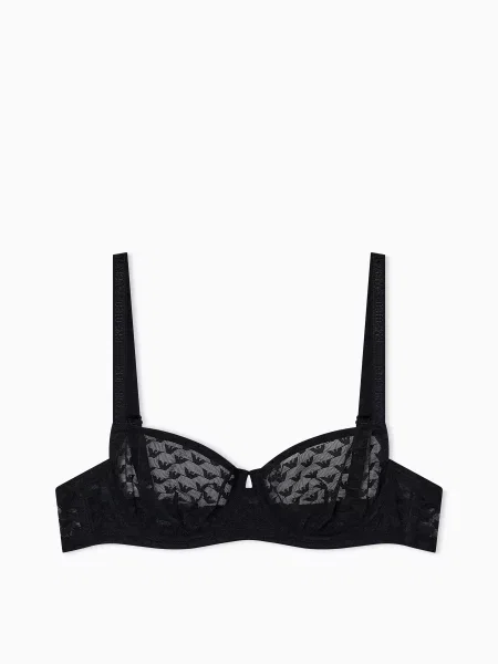 Бюстгальтер Emporio Armani черный