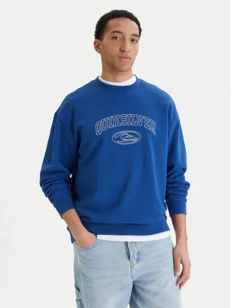 Quiksilver Pulóver New Iconic Oversize kék