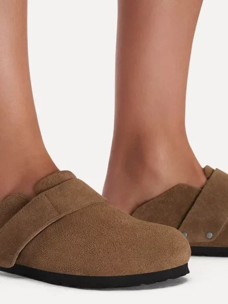 Замшевые мюли Birkenstock