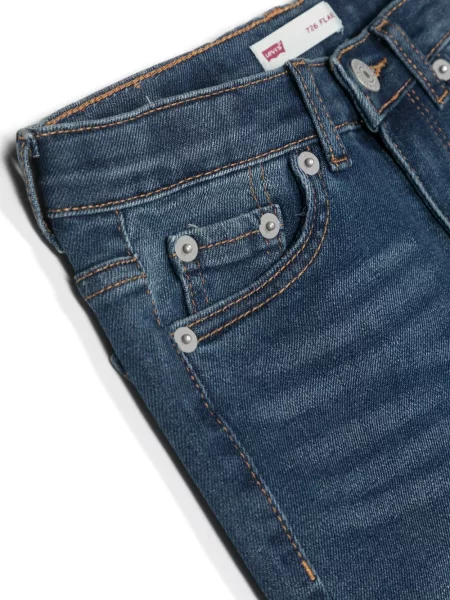 Jeansy straight leg dziecięce Levi's niebieskie