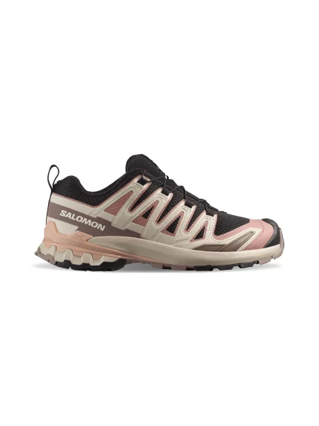 Buty do biegania Salomon XA Pro 3D V9 black/burlwood/mahogany rose czarne