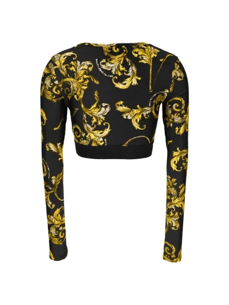 Top Versace Jeans Couture czarny