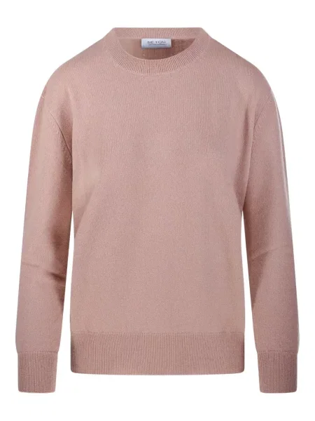 Pulover Beyou din cașmir roz
