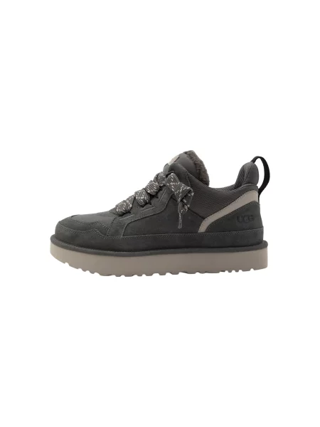 UGG Bocanci cu șireturi Lowmel taupe / metalic gri