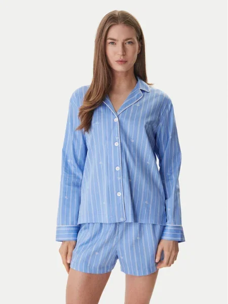 LAUREN RALPH LAUREN Pizsama kék