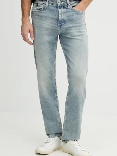 BOSS blugi straight pentru bărbați C-OGDEN negru