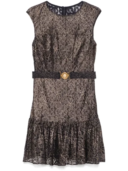 Sukienka midi Lauren Ralph Lauren do kolan garniturowa niebieska