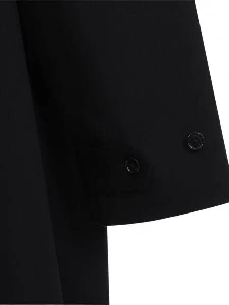 Palton Jil Sander de lână negru