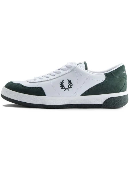 Semišové tenisky Fred Perry biela