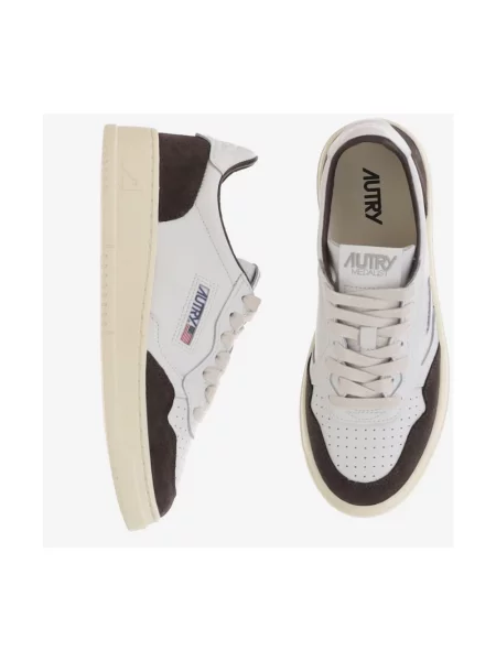 Sneakersy Autry brązowe