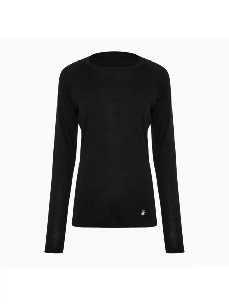 Termo tričko longsleeve Smartwool Classic Thermal Merino Base Layer Crew Boxed black černé