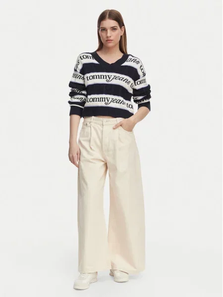 Tommy Jeans Džinsai Kreminė