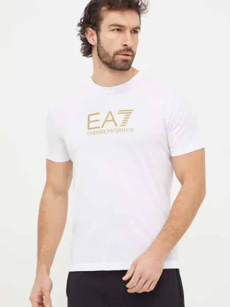 Tricou Ea7 Emporio Armani alb