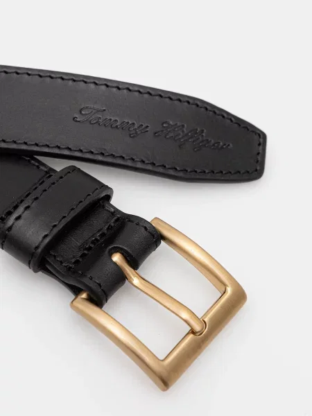 Usnjen Tommy Hilfiger črna