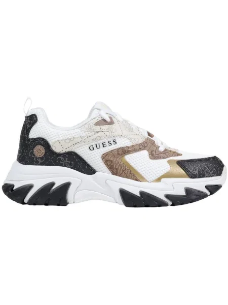 Sneakerși Guess alb