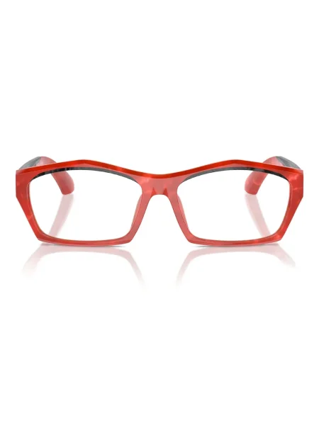 Ochelari de soare Alain Mikli cu imprimeu geometric roșu