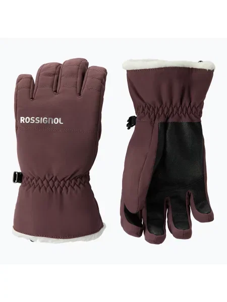 Mănuși de schi pentru femei Rossignol Perfy G huckleberry