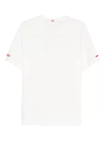 Tricou Mc2 Saint Barth cu broderie alb