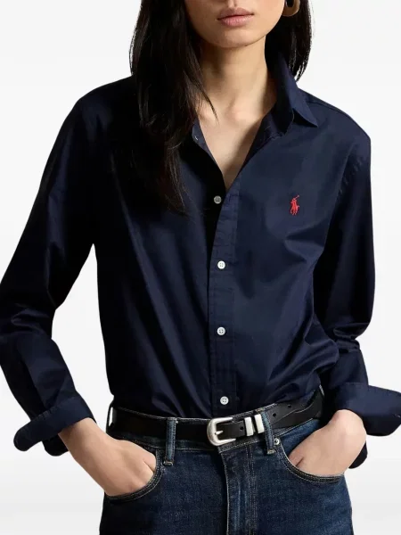 Pulover Polo Ralph Lauren clasic din țesătură twill cu autograf verde