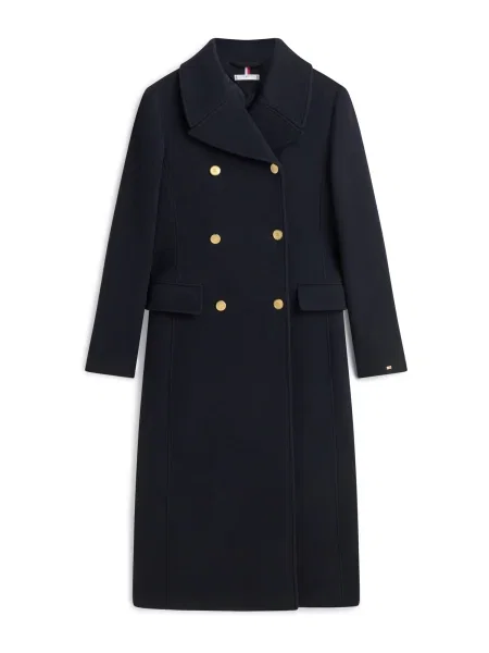 TOMMY HILFIGER Palton de primăvară-toamnă închis albastru