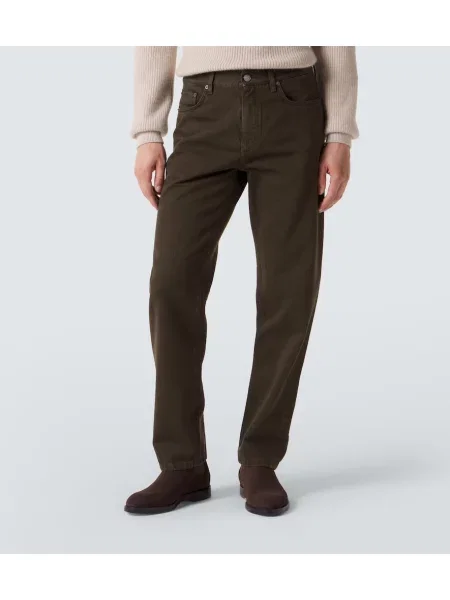 Blugi drepți Zegna bej