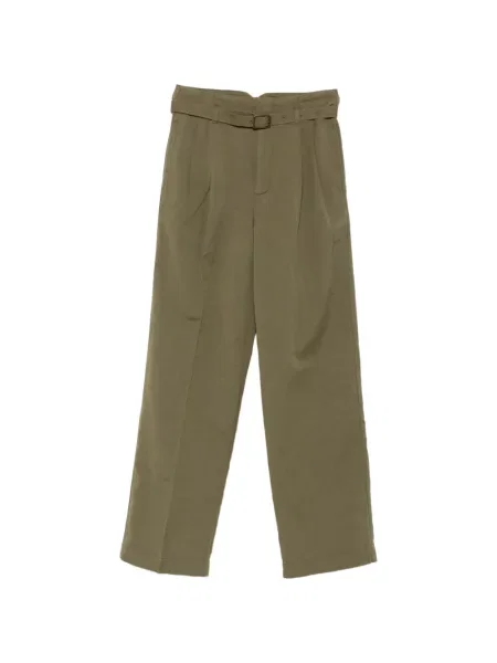 Cu centură pantaloni Polo Ralph Lauren verde