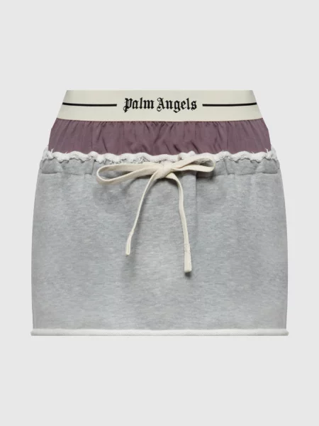 Юбка мини Palm Angels серая