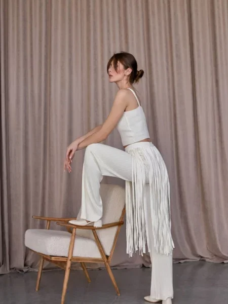 TrikoBakh Ремінь-корсет білий