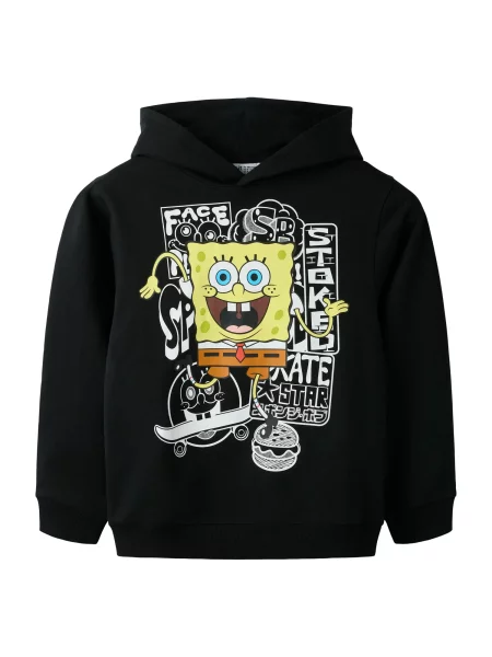 NAME IT Mikina NKMSONNE SPONGEB karamelová / žltá / čierna biela