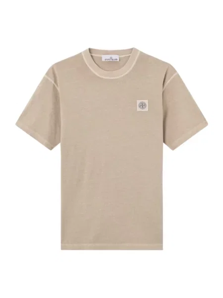 Koszulka polo Stone Island z kamieniami beżowa