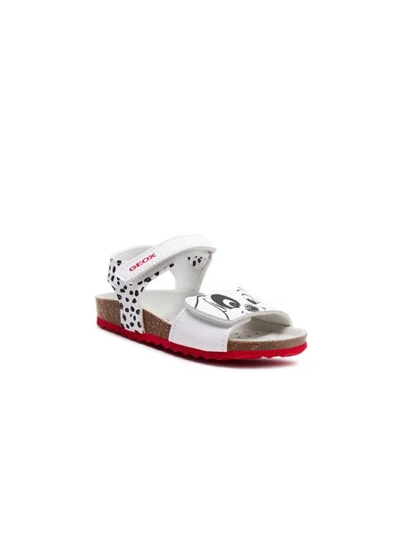 Sandály Geox B Sandal Chalki Girl S bílá