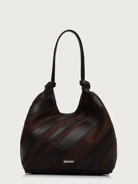 Замшевая сумка шоппер Dkny