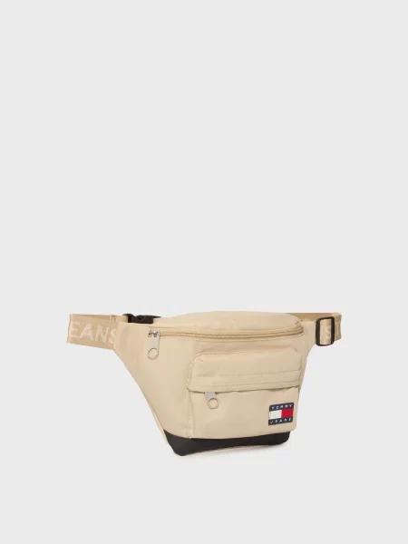 Поясна сумка Tommy Jeans бежева