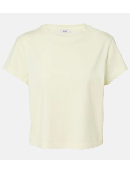 Tricou Agolde din jerseu galben