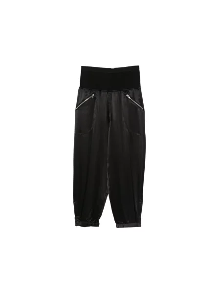 Joggery Co prążkowane czarne