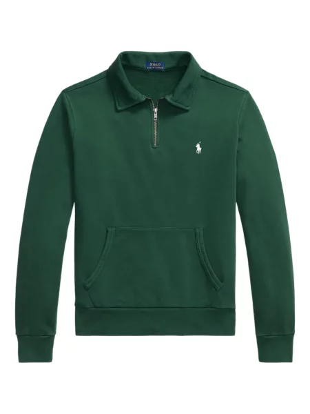 Chiloți Polo Ralph Lauren din țesătură twill cu autograf cu glugă albastru