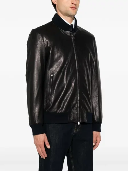 Geanta de piele Brioni negru